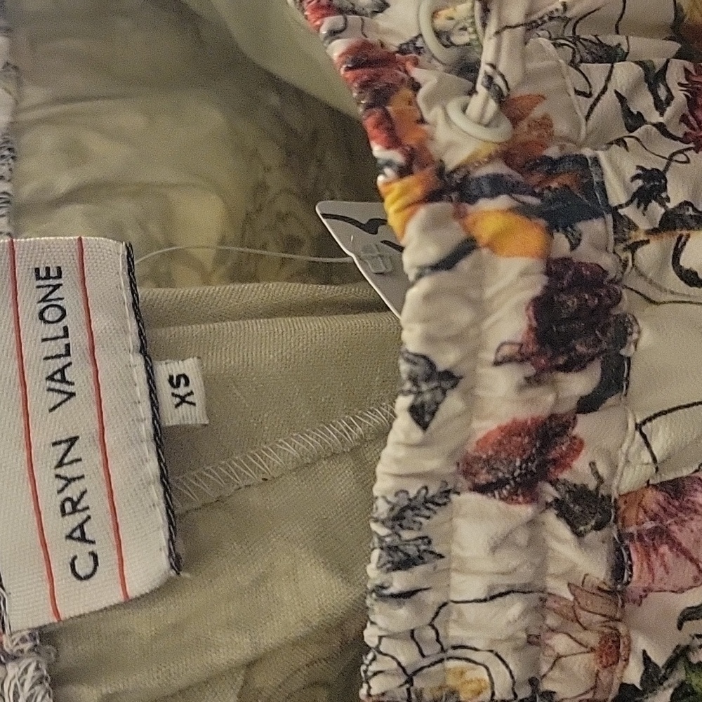 Caryn Vallone split leather pants
